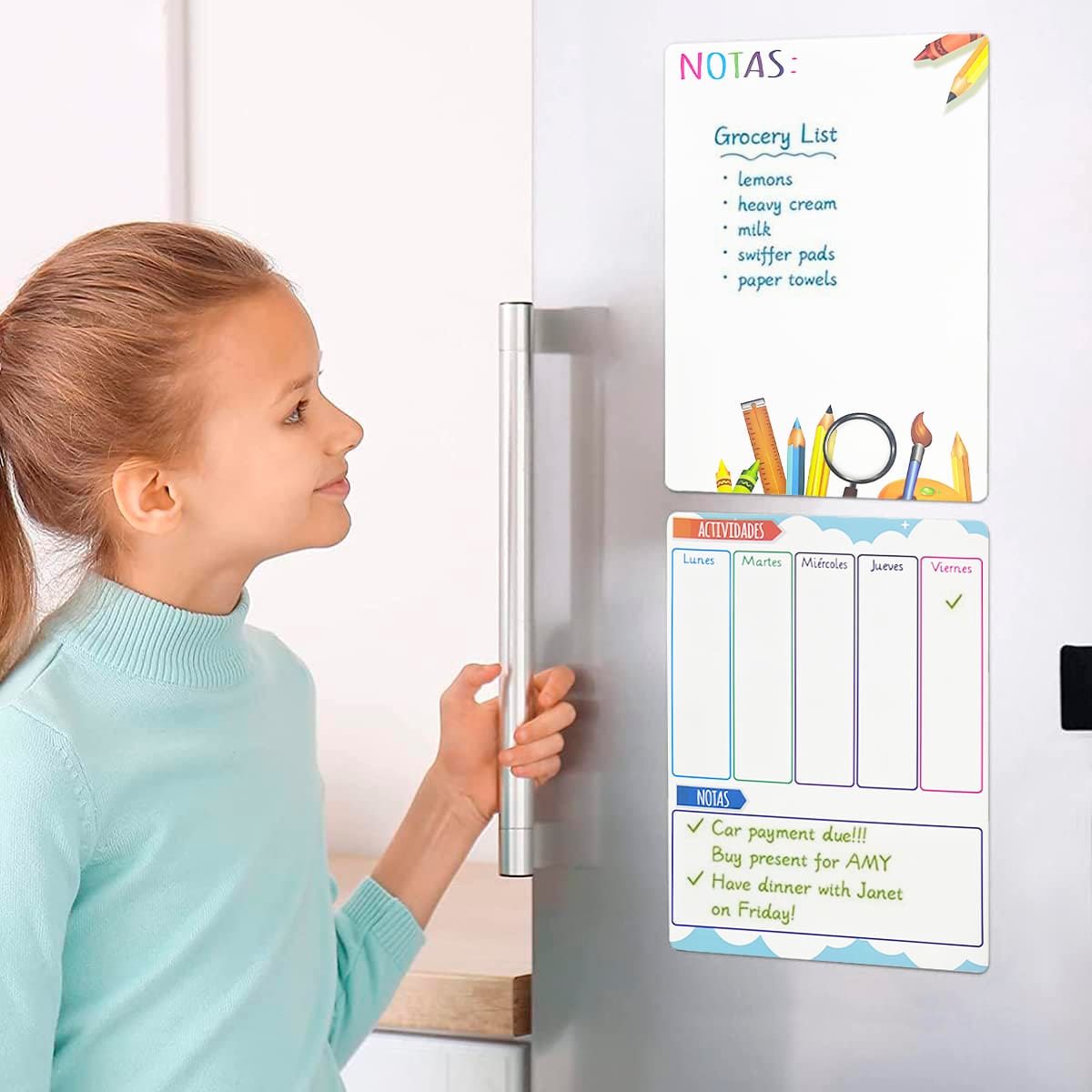 Pizarras Magneticas - 2 Piezas