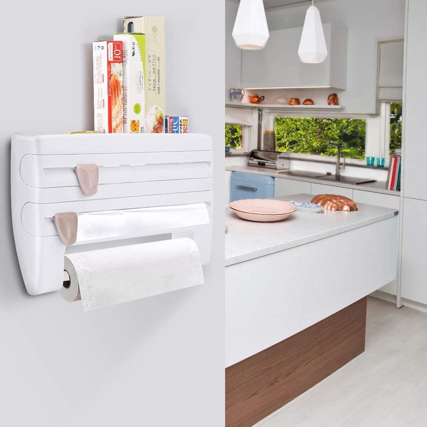 Organizador Porta Papel 4 en 1