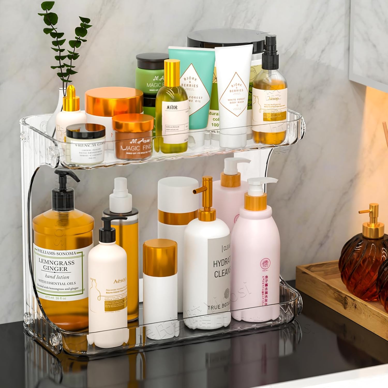 Organizador Multiuso de 2 niveles