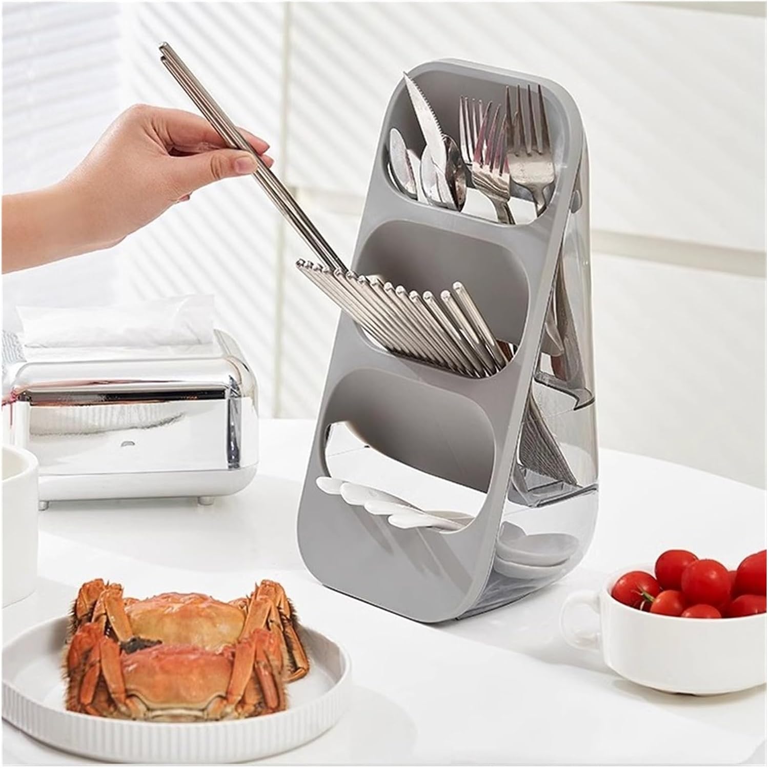 Organizador De Cubiertos 3 Niveles