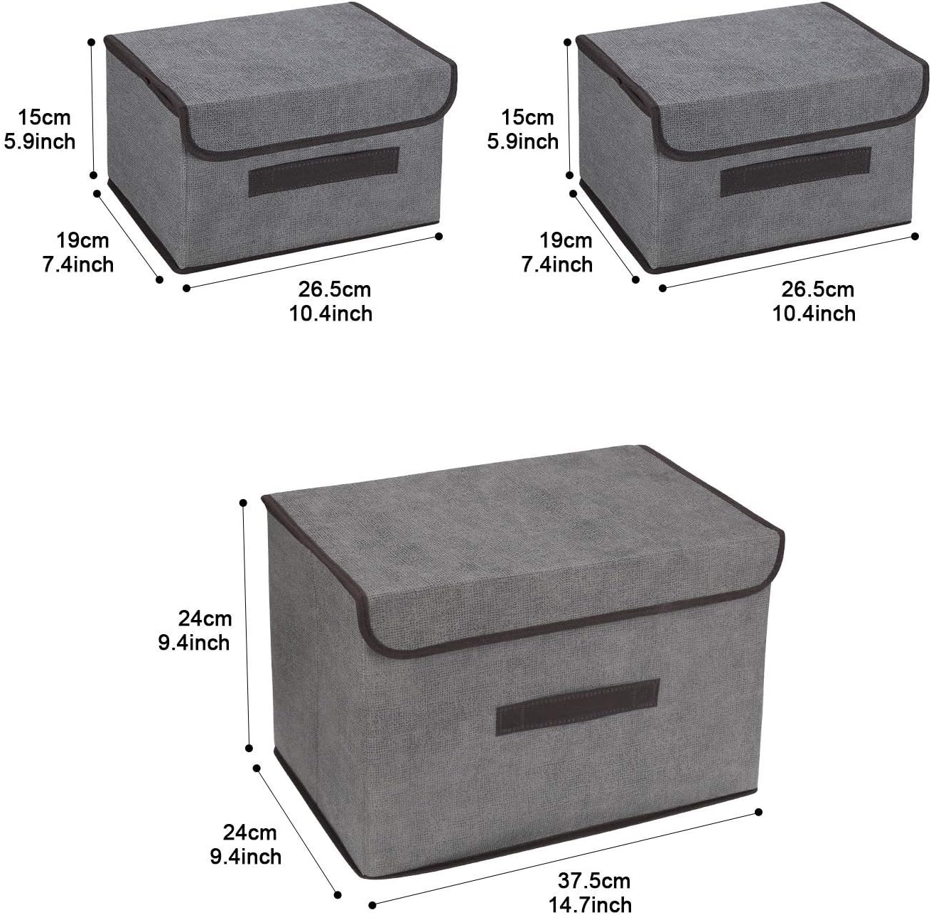 Set de Cajas Organizadoras - 3 Piezas