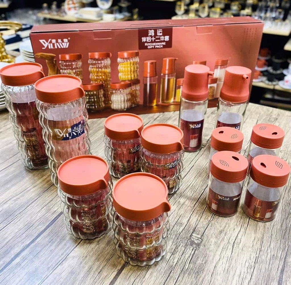 Set de Frascos - 12 Piezas