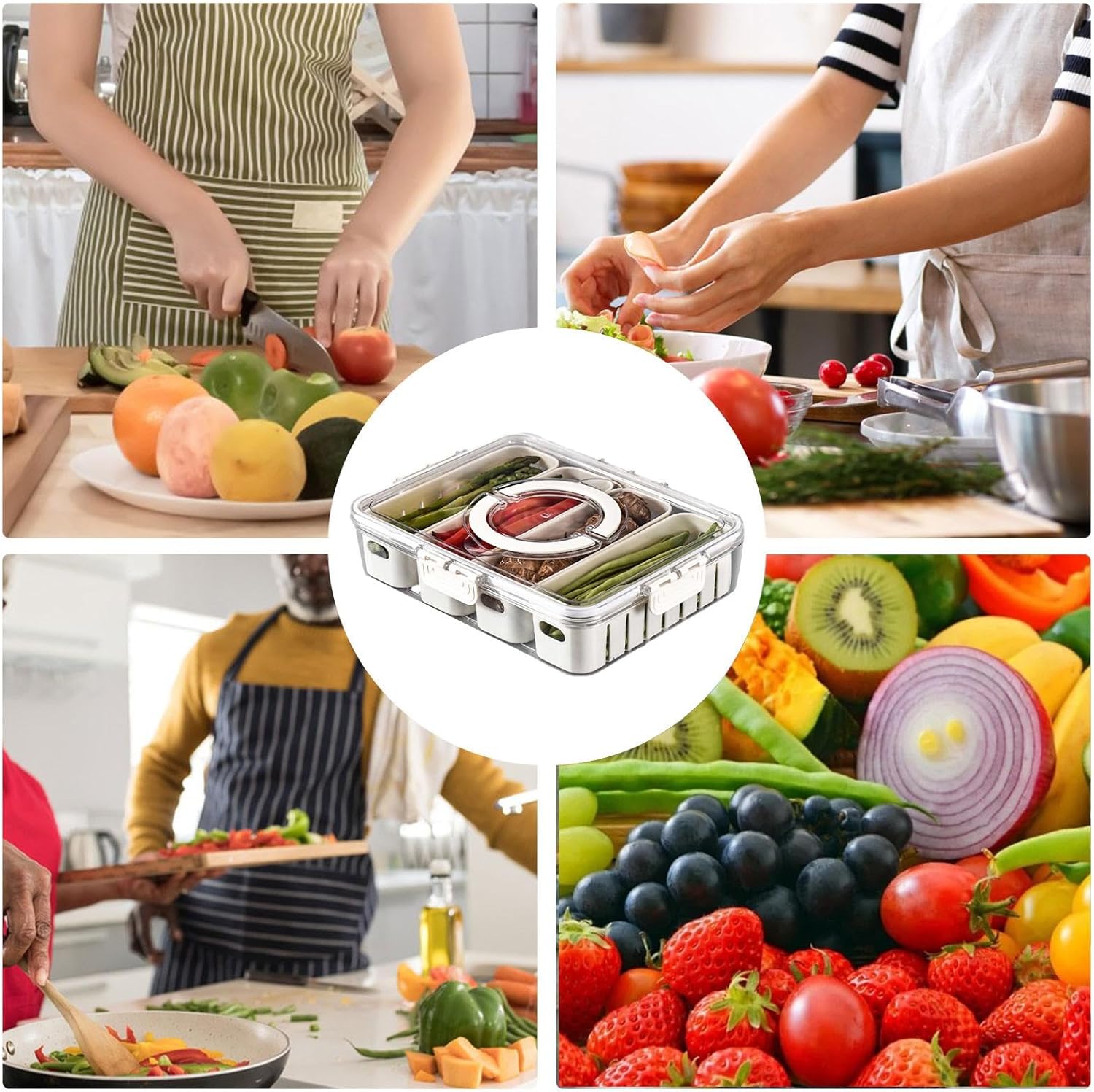 Organizador De Refrigerador - 4 espacios